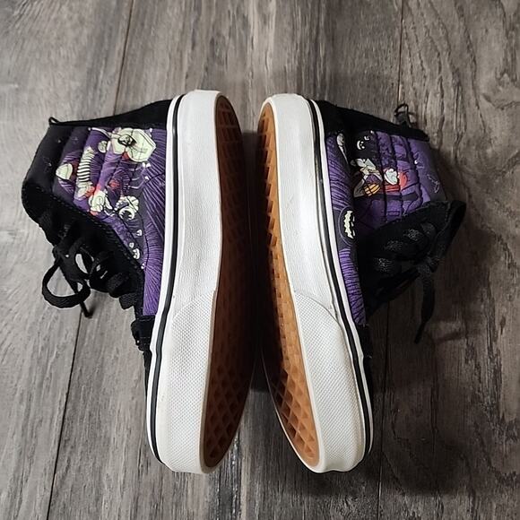 Vans Sk8 Hi Zip Back The Nightmare Before Christmas Kids Sz 13 - Picture 7 of 8